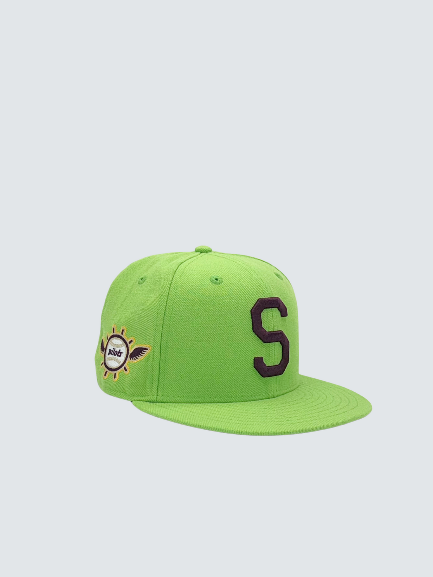 SEATTLE PILOTS FITTED CAP VERDE LIME